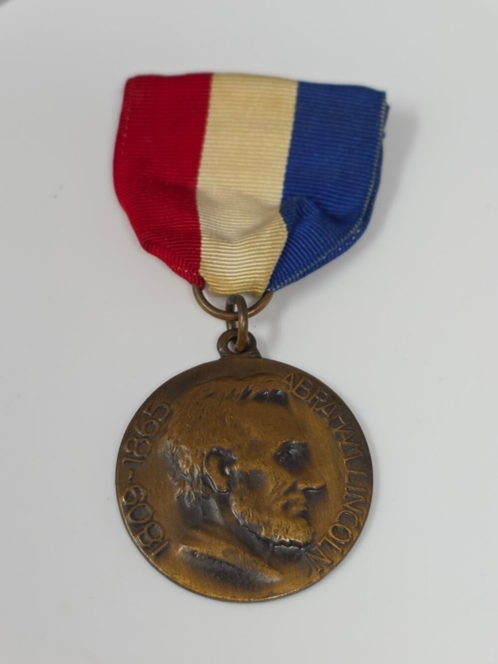 Vintage Abraham Lincoln Boy Scout Award Medal Walked In Lincoln's Steps 1952